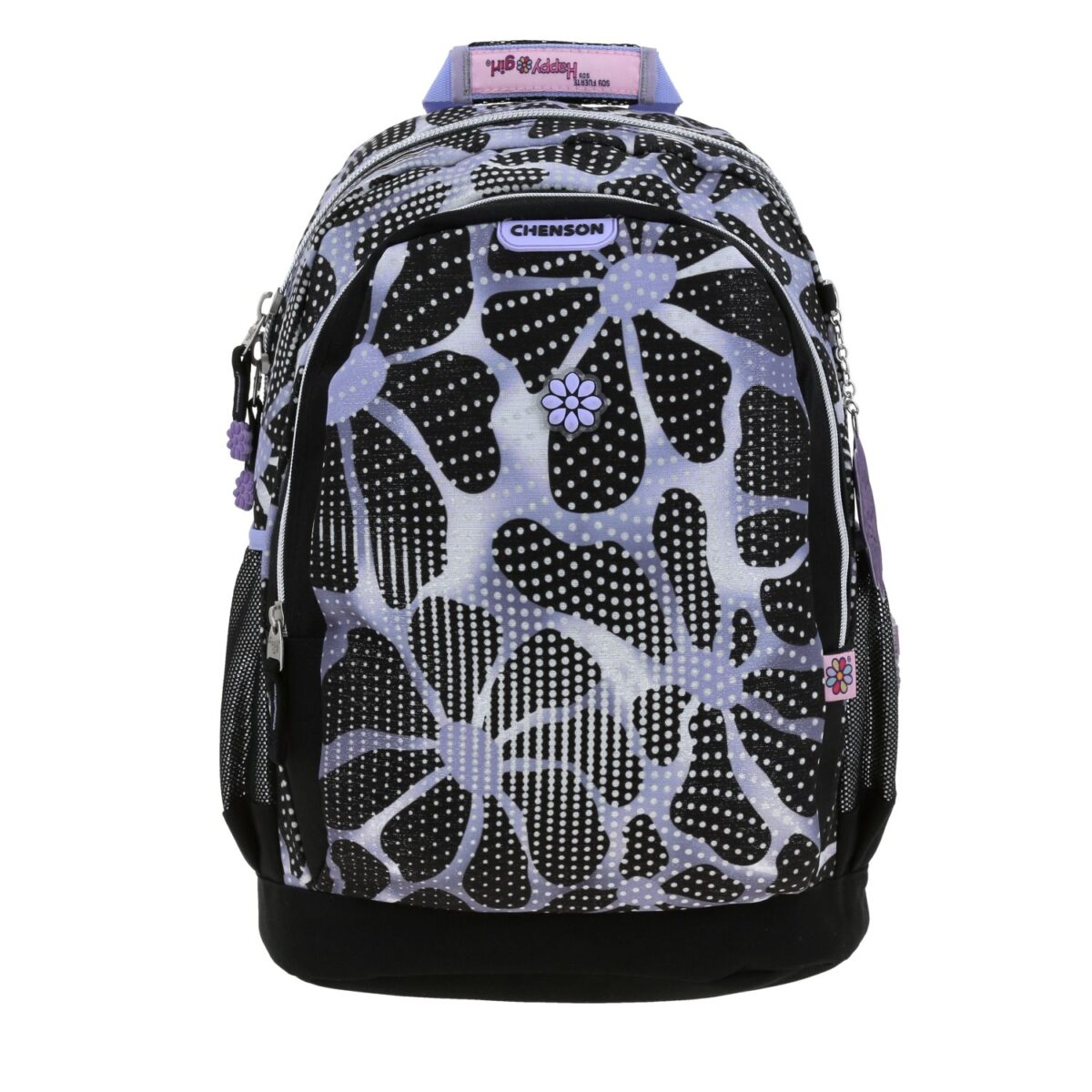 Mochila Chenson Negra Happy Girl Quiz