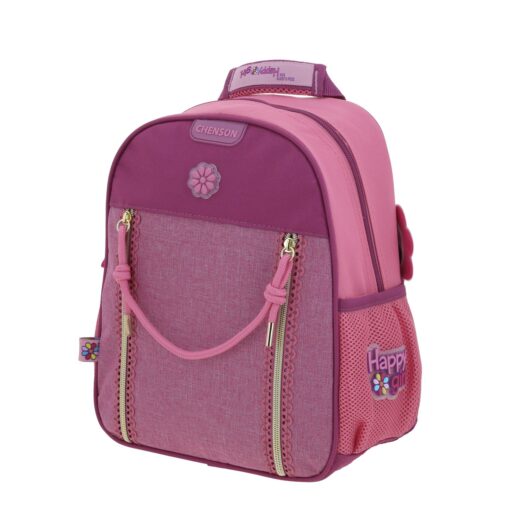 Alternative view of Mochila Kinder Chenson Rosa Escolar Happy Girl Tarlait