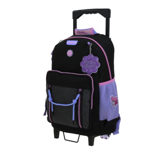 Alternative view of Mochila Con Ruedas Chenson Negra Happy Girl Tarlait