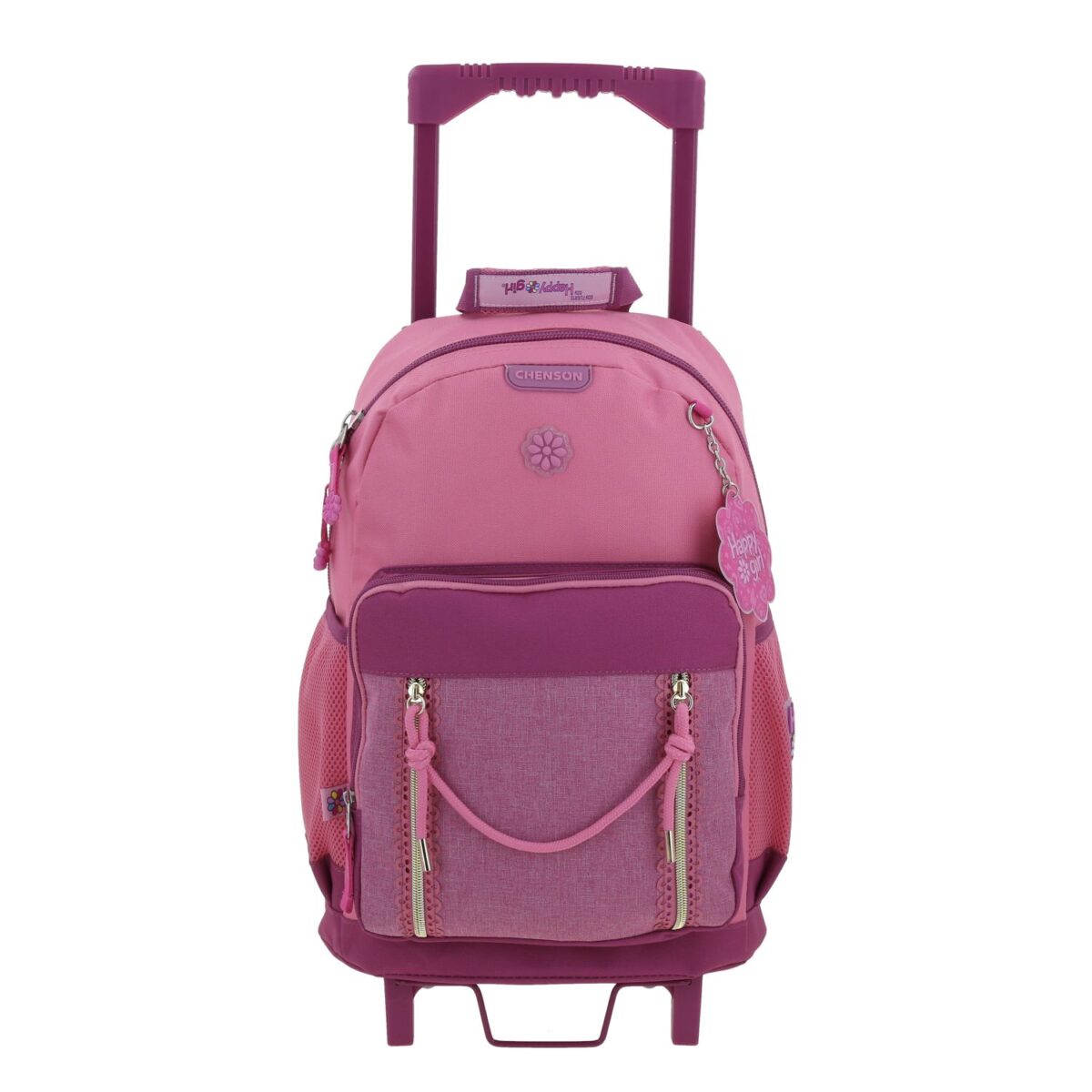 Mochila Chenson Rosa con Ruedas Happy Girl Tarlait