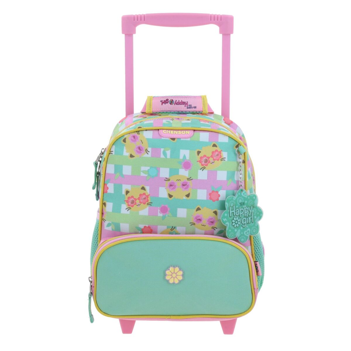 Mochila Kinder Con Ruedas Happy Girl Wendy Turquesa