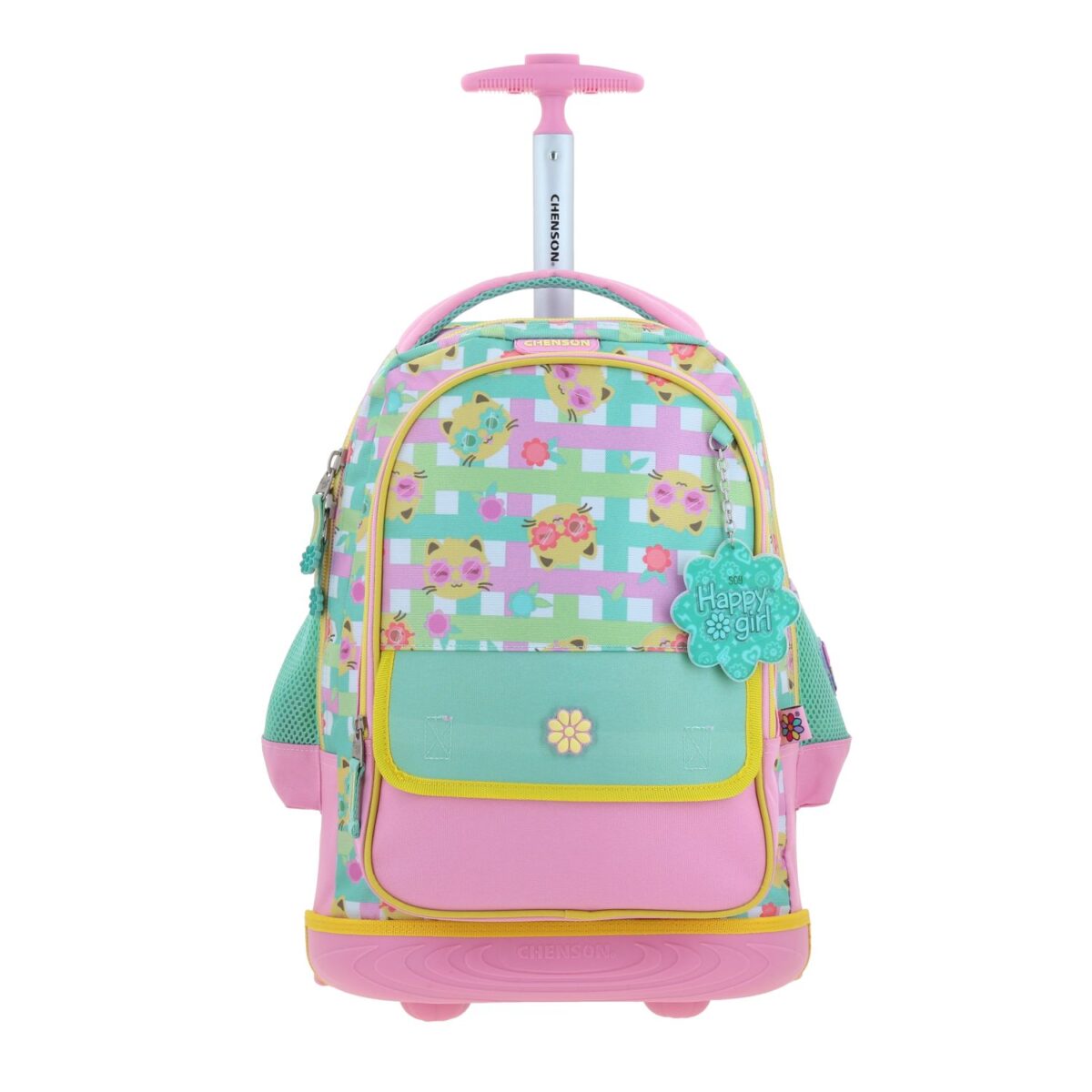 Mochila Con Ruedas Happy Girl Wendy Turquesa