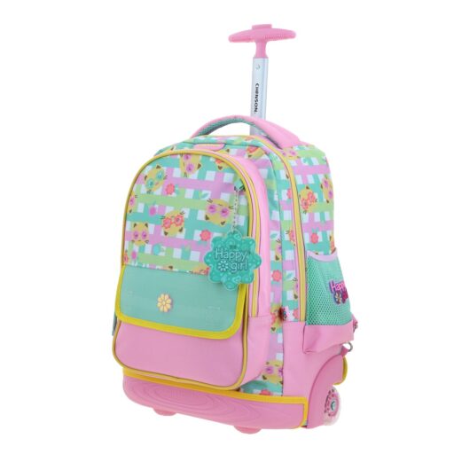 Alternative view of Mochila Con Ruedas Happy Girl Wendy Turquesa