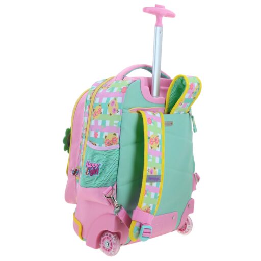Mochila Con Ruedas Happy Girl Wendy Turquesa - Image 3