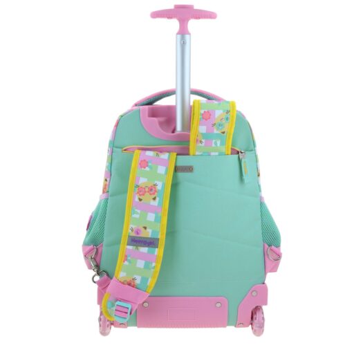 Mochila Con Ruedas Happy Girl Wendy Turquesa - Image 4