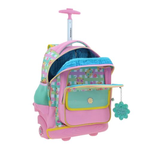 Mochila Con Ruedas Happy Girl Wendy Turquesa - Image 7