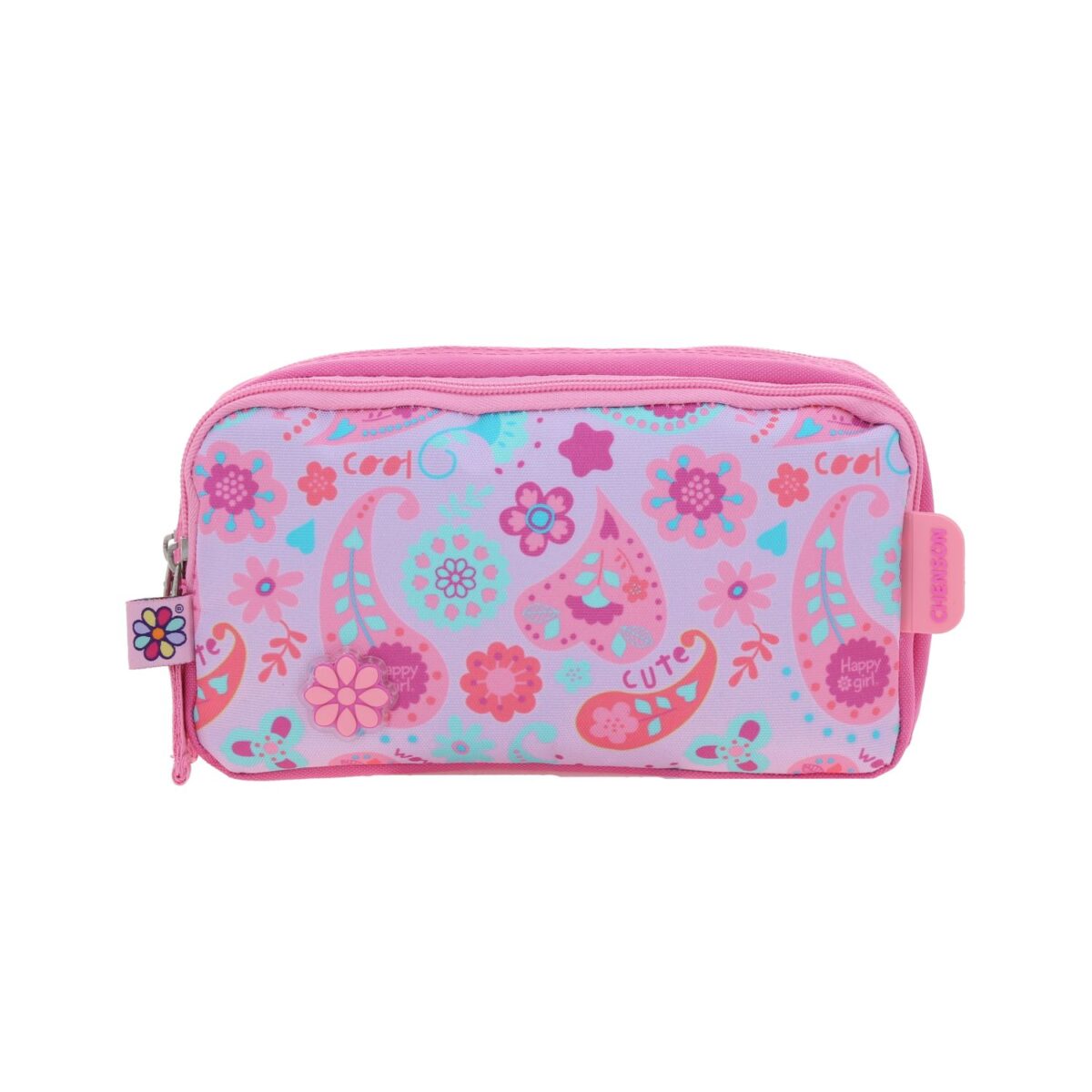 Lapicera Chenson Rosa Con Dise?o Floral Happy Girl Xoxo