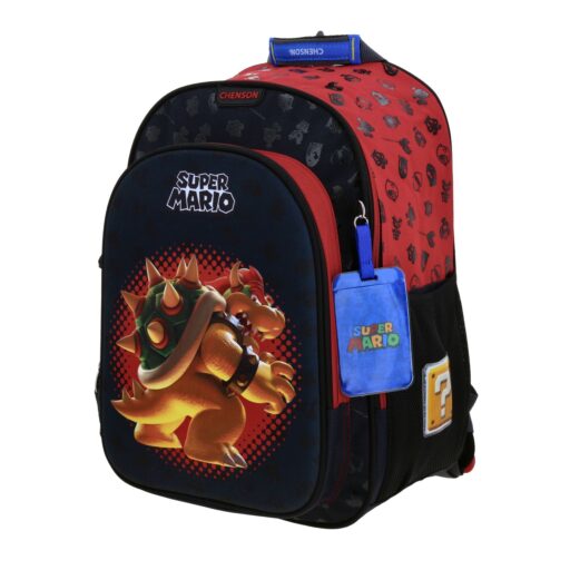 Alternative view of Mochila Grande Chenson Negra Bowser en 3D Mario Bros BOWIE