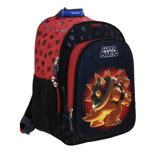 Mochila Grande Chenson Negra Bowser en 3D Mario Bros BOWIE - Image 6