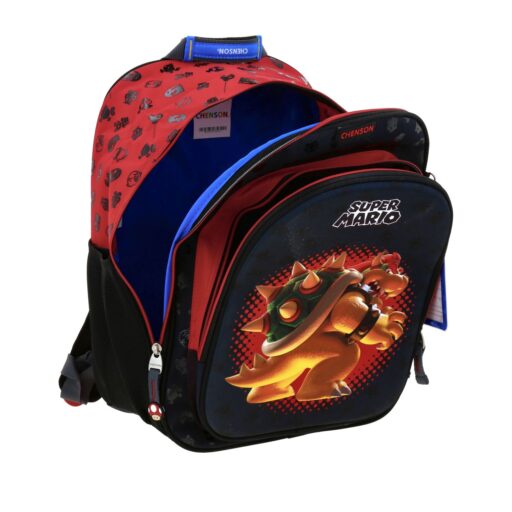 Mochila Grande Chenson Negra Bowser en 3D Mario Bros BOWIE - Image 7