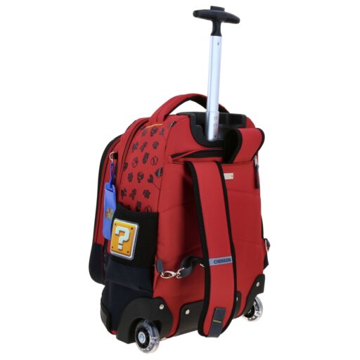 Mochila Con Ruedas Chenson Negra Bowser en 3D Mario Bros BOWIE - Image 3