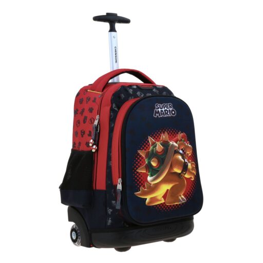 Mochila Con Ruedas Chenson Negra Bowser en 3D Mario Bros BOWIE - Image 6