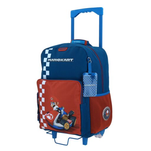 Alternative view of Mochila Con Ruedas Chenson Azul Mario Bros Brife