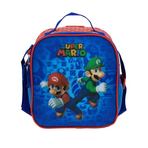Lonchera Chenson Azul Mario y Luigi Mario Bros Esqueip