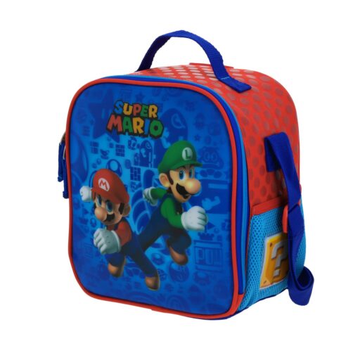 Alternative view of Lonchera Chenson Azul Mario y Luigi Mario Bros Esqueip