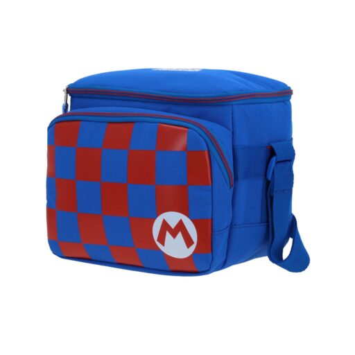Alternative view of Lonchera Chenson Azul a Cuadros Mario Bros FLACSTER