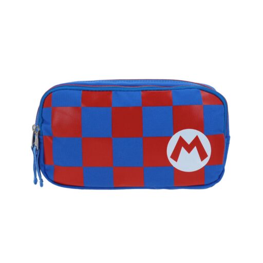 Lapicera Chenson Azul a Cuadros Mario Bros FLACSTER