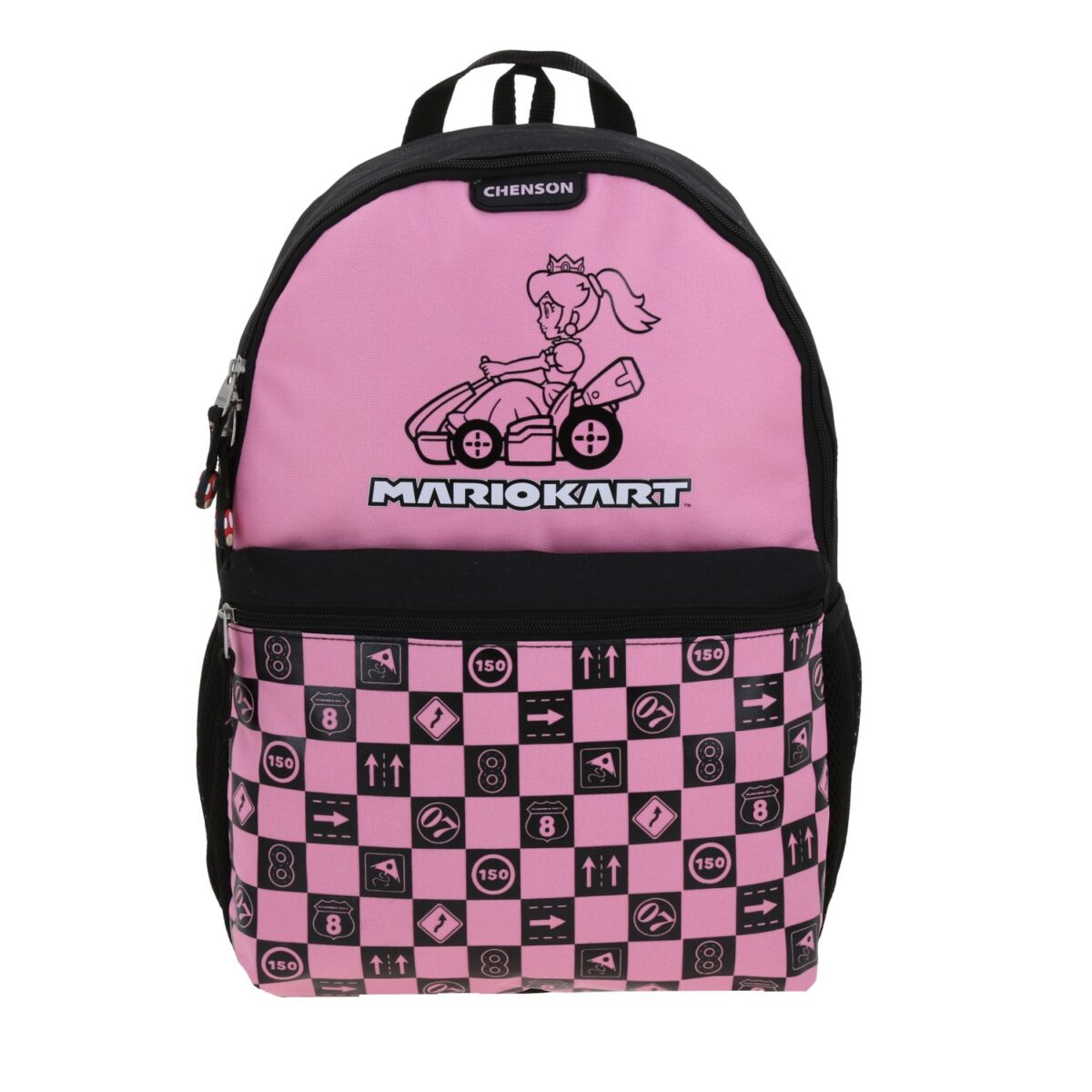 Mochila Chenson Peach Negra Mario Kart Gogo