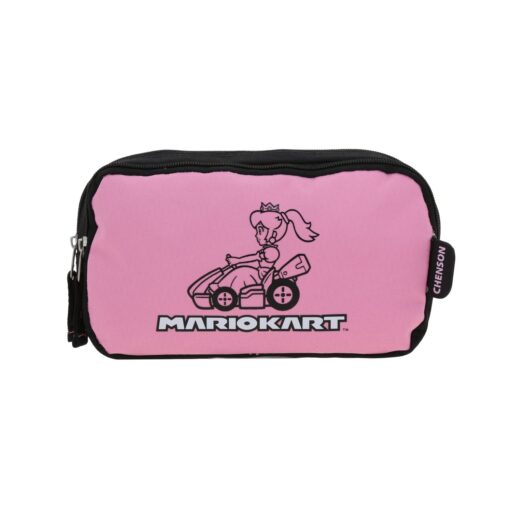 Lapicera Estuche Chenson Peach Negra Mario Kart Gogo