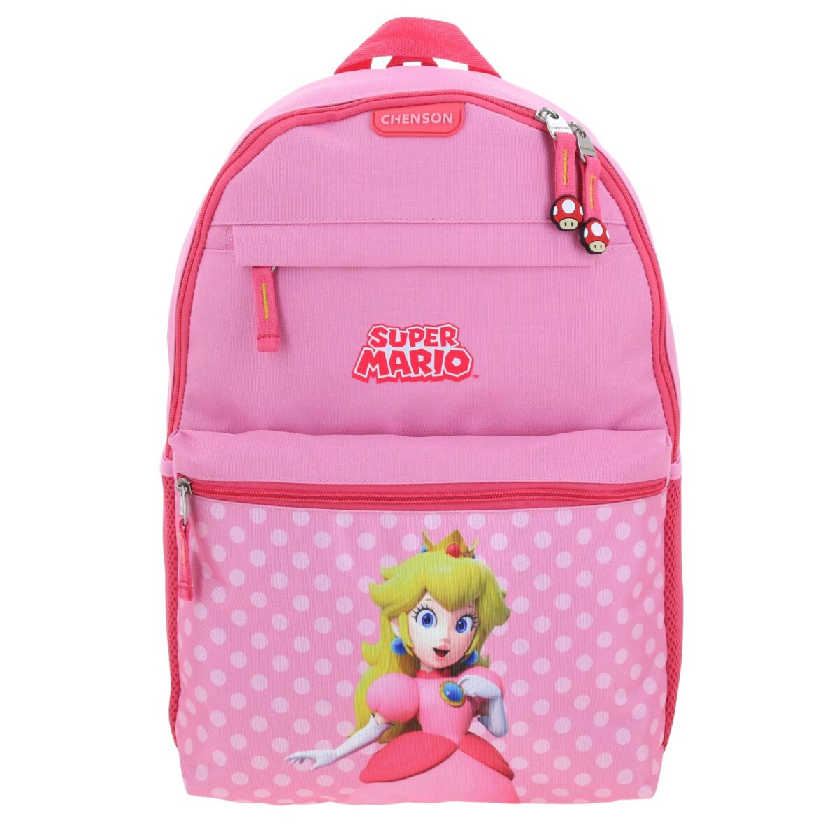Mochila Grande Chenson Rosa Princesa Peach Mario Bros Loly