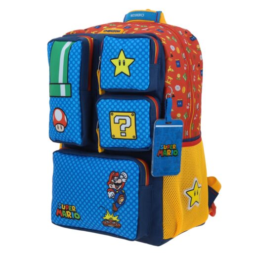Alternative view of Mochila Grande Chenson Azul Mario Bros Onder