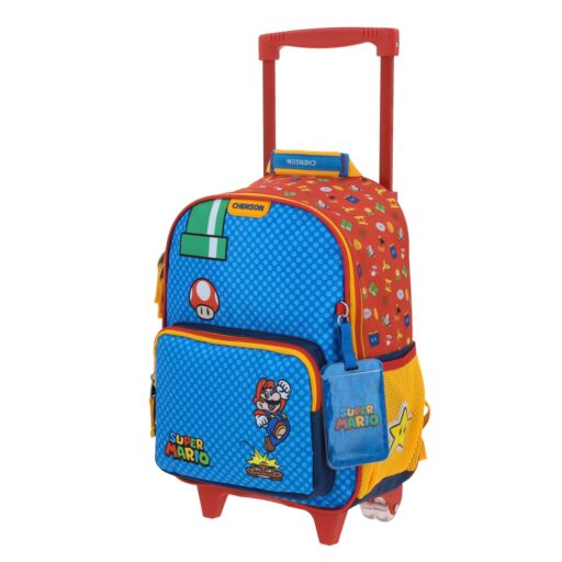 Alternative view of Mochila Con Ruedas Chenson Azul Mario Bros Onder