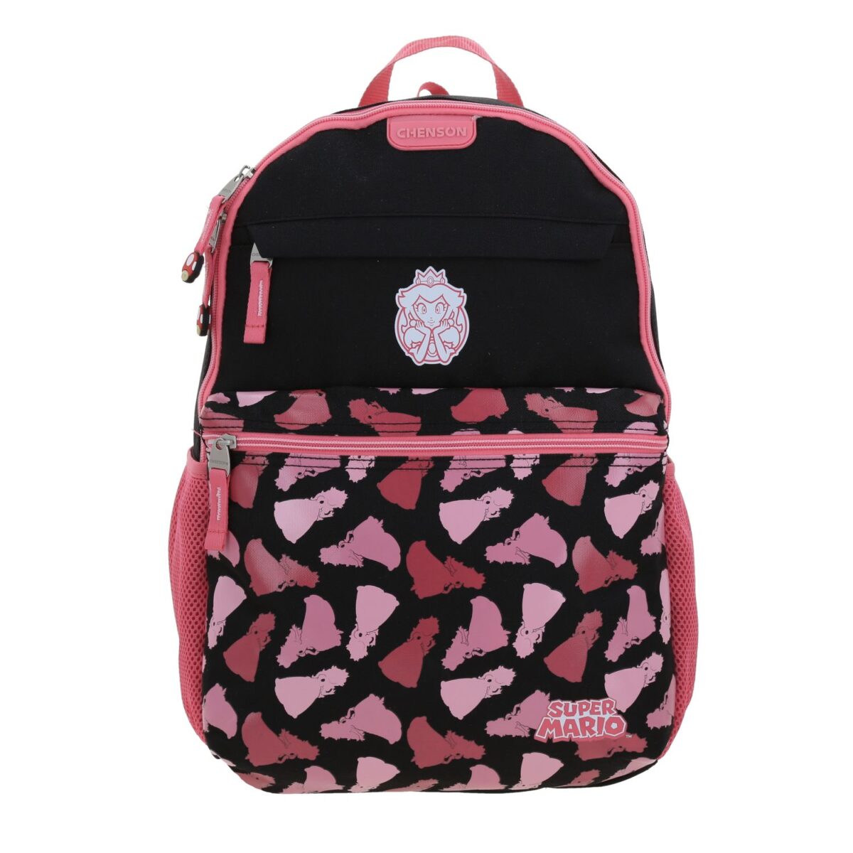 Mochila Grande Chenson Color Negro Princesa Peach