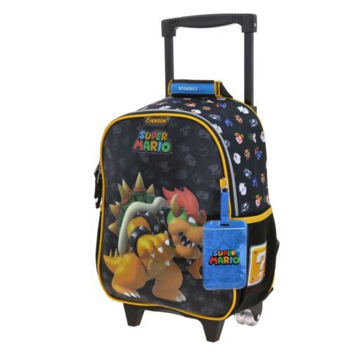 Alternative view of Mochila Kinder Con Ruedas Chenson Negro Mario Bros Bowser WOAT