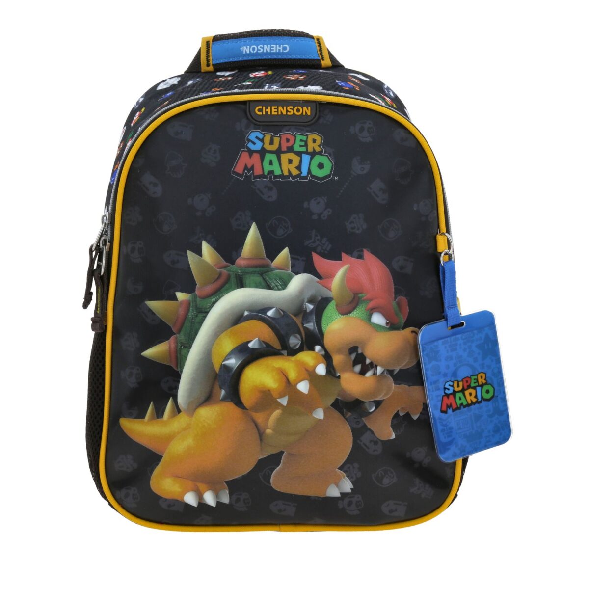 Mochila Kinder Chenson Negro Mario Bros Bowser