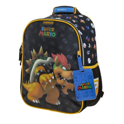 Alternative view of Mochila Kinder Chenson Negro Mario Bros Bowser WOAT