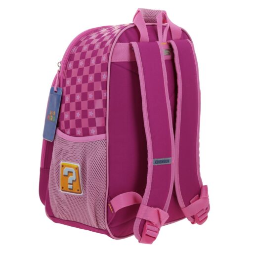 Mochila Grande Rosa Chenson Princesa Peach Mario Bros BARB - Image 3