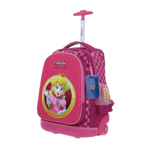 Alternative view of Mochila Con Ruedas Rosa Chenson Princesa Peach Mario Bros BARB