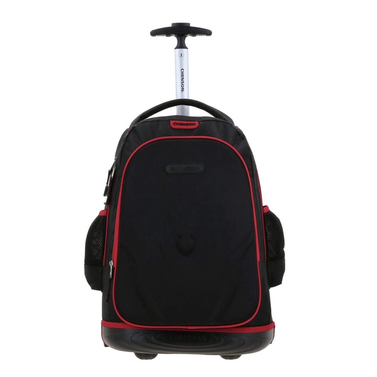 Mochila Con Ruedas Negra Miles Morales Chenson Caps