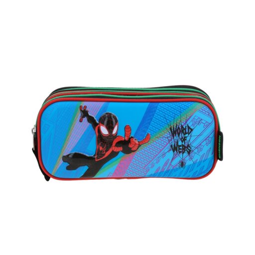 Lapicera Chenson Miles Morales Azul y Negro Feiquer