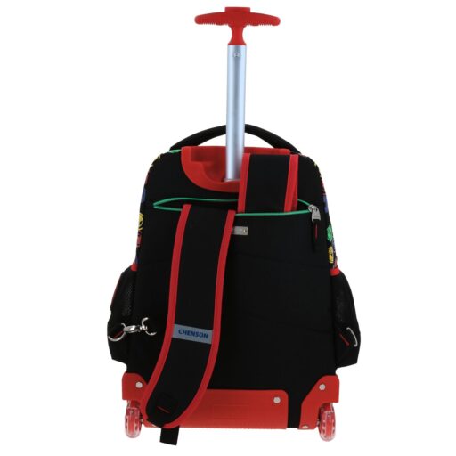 Mochila Con Ruedas Chenson Miles Morales Azul y Negro Feiquer - Image 4