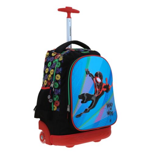 Mochila Con Ruedas Chenson Miles Morales Azul y Negro Feiquer - Image 6