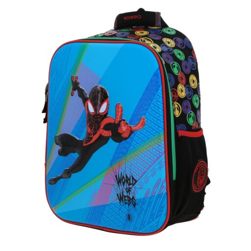 Alternative view of Mochila Kinder Chenson Miles Morales Azul y Negro Feiquer