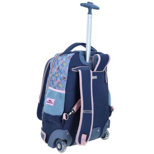 Mochila Con Ruedas Chenson Azul Oscuro Princesa Ariel AGRY - Image 3