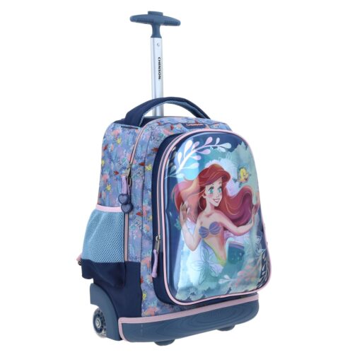 Mochila Con Ruedas Chenson Azul Oscuro Princesa Ariel AGRY - Image 6