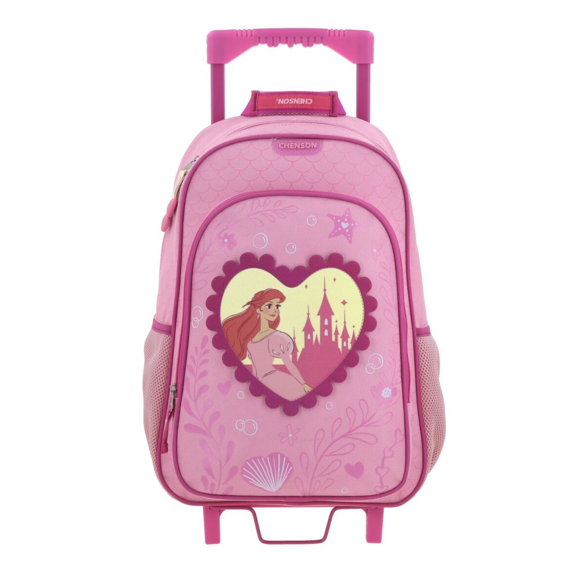 Mochila Con Ruedas Chenson La Sirenita Rosa