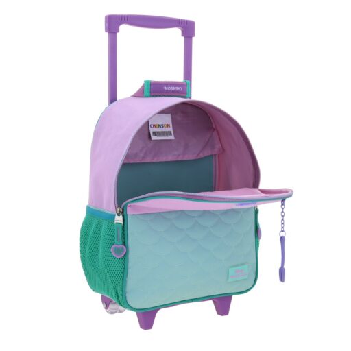 Mochila Kinder Con Ruedas Chenson Turquesa Ariel LURIEL - Image 7