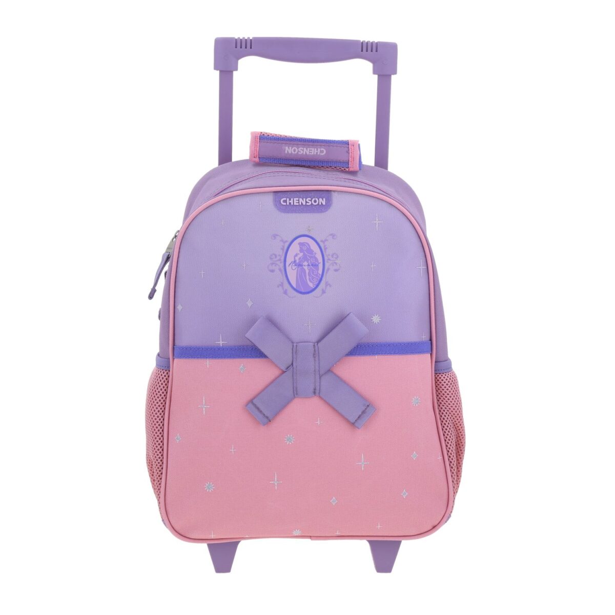 Mochila Kinder Con Ruedas Chenson Lila Disney Princesa