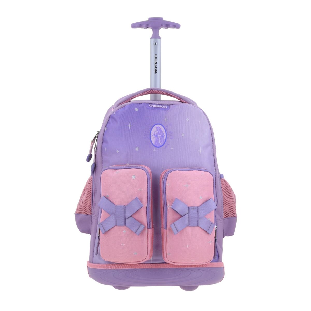 Mochila Con Ruedas Chenson Lila Disney Princesa
