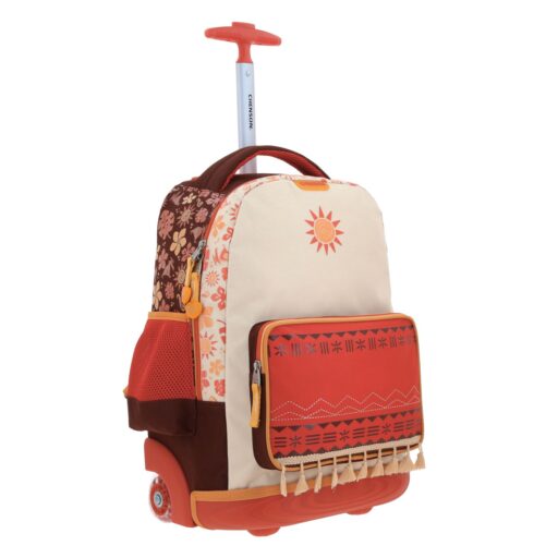 Mochila Con Ruedas Chenson Beige Moana TEFITI - Image 6
