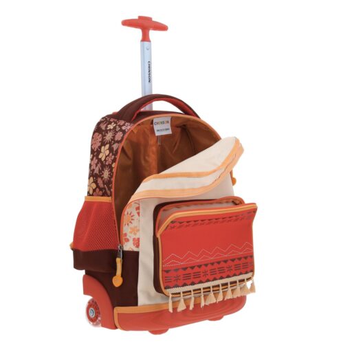 Mochila Con Ruedas Chenson Beige Moana TEFITI - Image 7