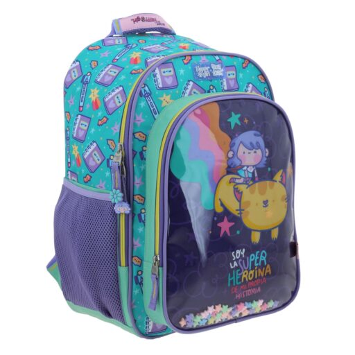Mochila Chenson Turquesa Happy Girl Vania Bachur - Image 6