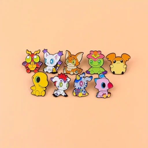 Pin Digimon Metálico