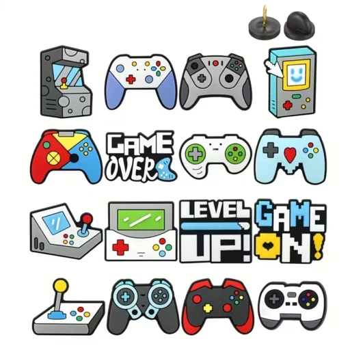 Pin videojuegos goma